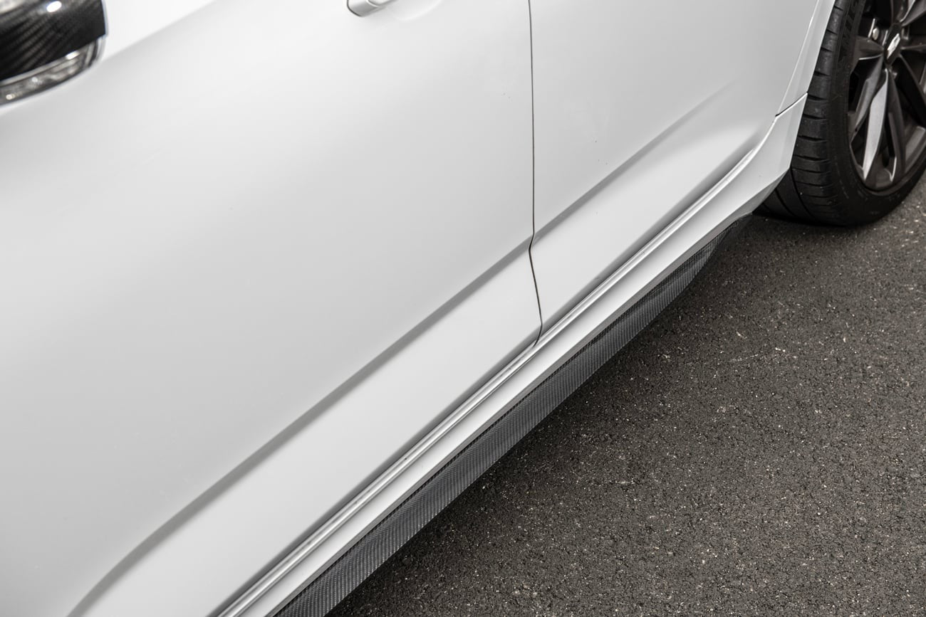 2020+ Cadillac CT4 / CT4-V / CT4-V Blackwing | Carbon Fiber Side Skirts Rocker Panels Ground Effects